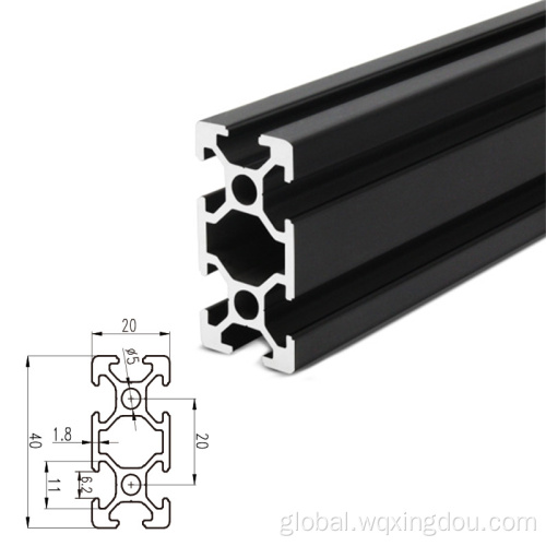 4040 Industrial Aluminum Bracket European standard black 4040 aluminum workbench bracket Supplier